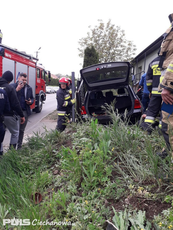 Wypadek na skrzyżowaniu ulicy Widnej z ulicą Czarnieckiego