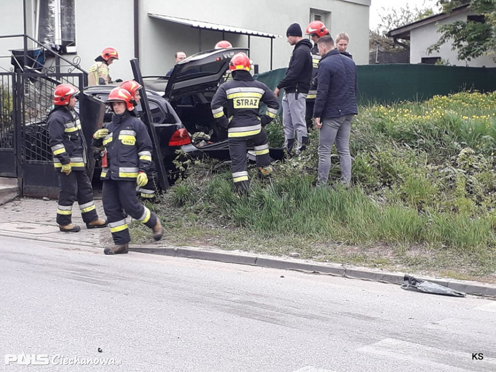 Wypadek na skrzyżowaniu ulicy Widnej z ulicą Czarnieckiego