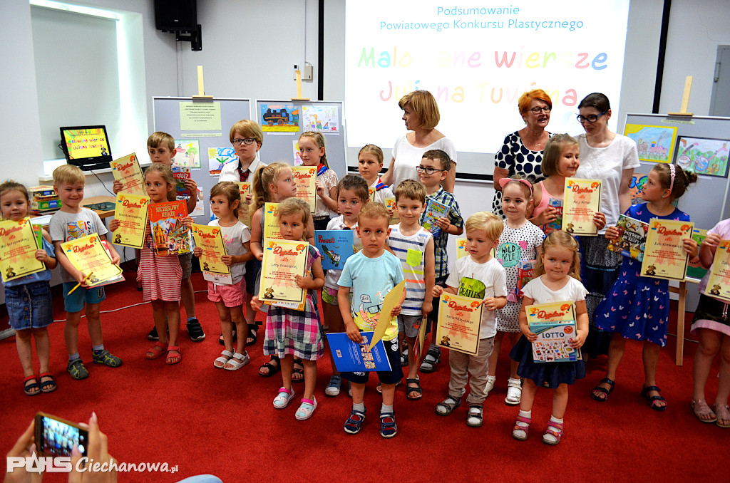 Podsumowanie powiatowego konkursu plastycznego  pt.: Malowane Wiersze Juliana Tuwima