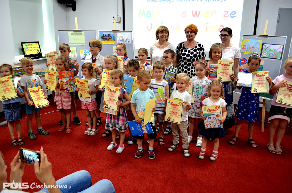 Podsumowanie powiatowego konkursu plastycznego  pt.: Malowane Wiersze Juliana Tuwima