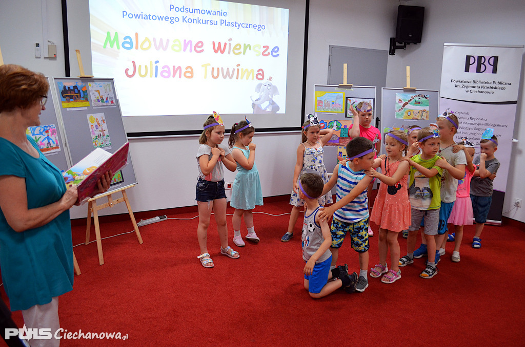 Podsumowanie powiatowego konkursu plastycznego  pt.: Malowane Wiersze Juliana Tuwima