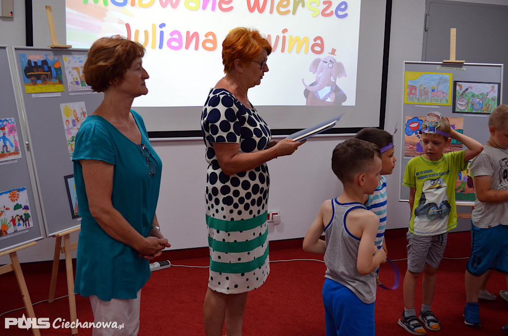 Podsumowanie powiatowego konkursu plastycznego  pt.: Malowane Wiersze Juliana Tuwima