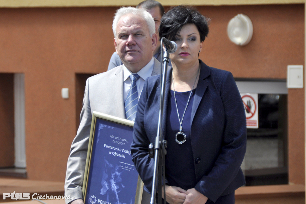 Otwarcie Posterunku Policji w Ojrzeniu