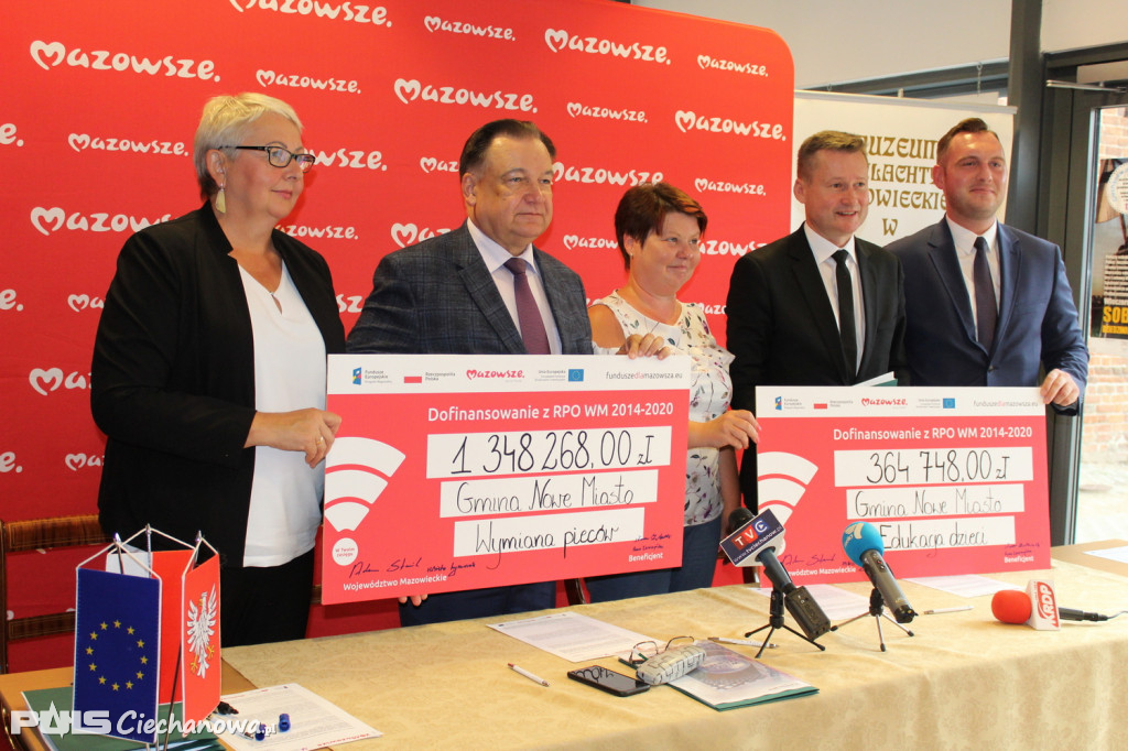 Podpisanie umów na projekty ekologiczne oraz edukacyjne w ramach Regionalnego Programu Operacyjnego Województwa Mazowieckiego 2014-2020