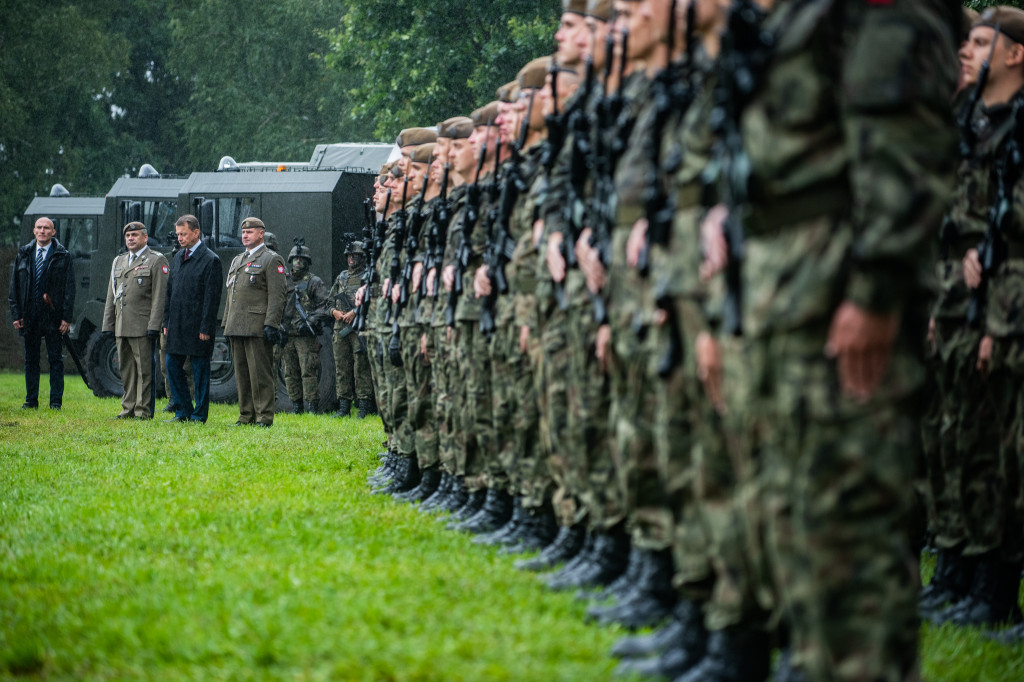 Przysięga wojskowa żołnierzy 5 Mazowieckiej Brygady Obrony Terytorialnej
