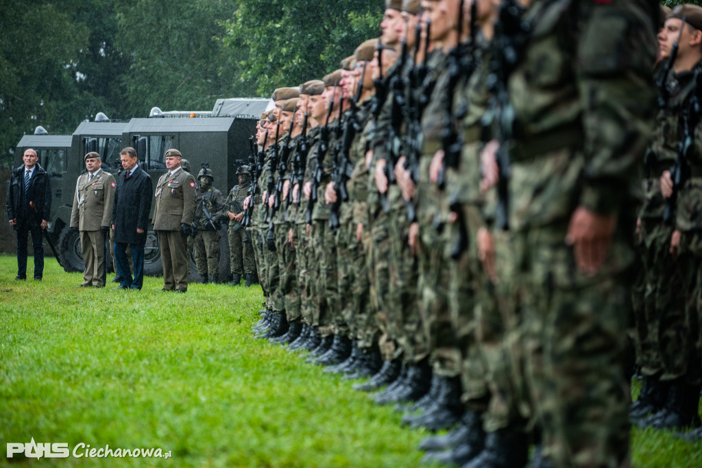 Przysięga wojskowa żołnierzy 5 Mazowieckiej Brygady Obrony Terytorialnej