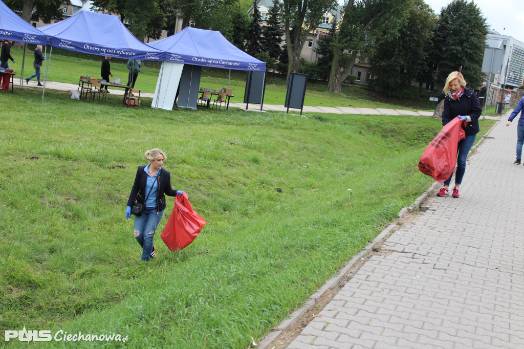 Sprzątanie świata oraz piknik ekologiczny na błoniach zamkowych