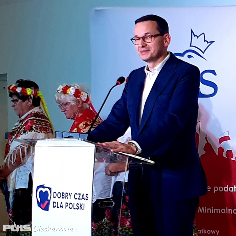 Premier Morawiecki w Ciechanowie