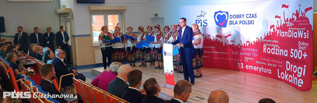 Premier Morawiecki w Ciechanowie