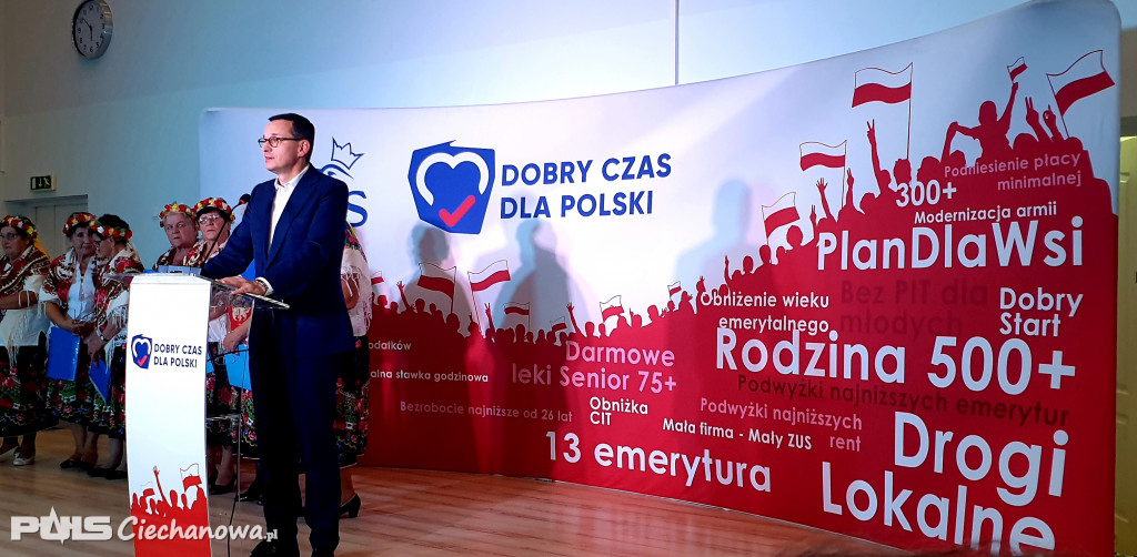 Premier Morawiecki w Ciechanowie