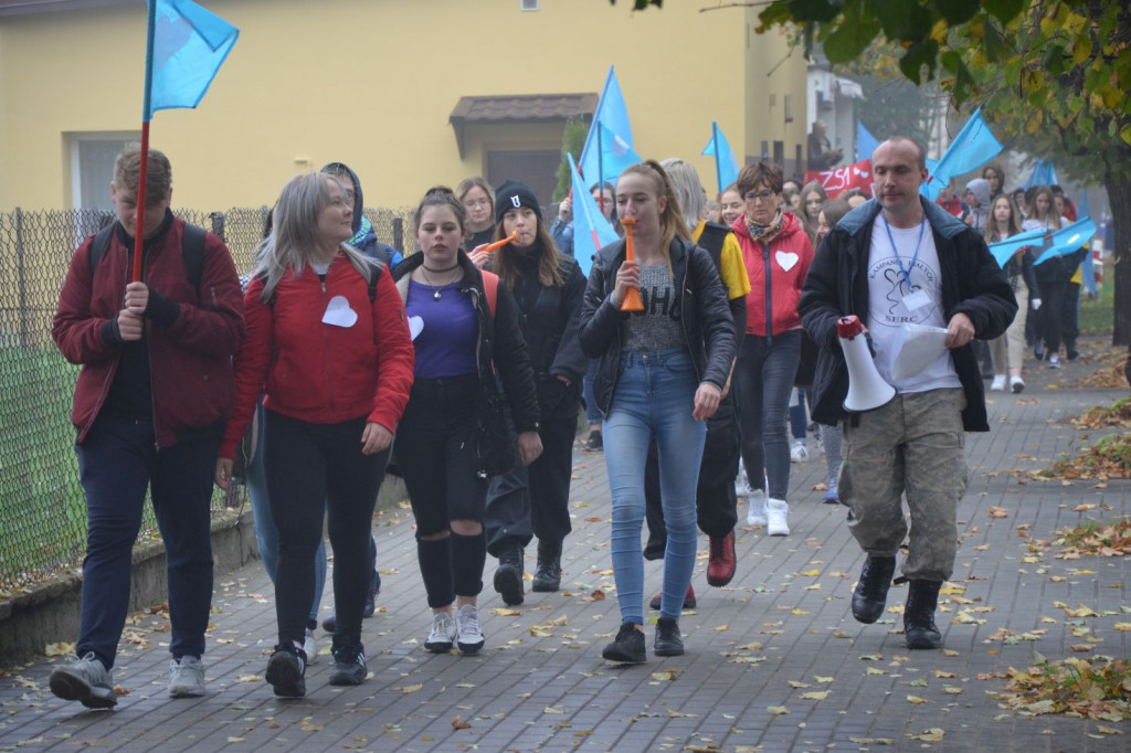 U SĄSIADÓW: Protestowali przeciw narkotykom oraz uzależnieniom