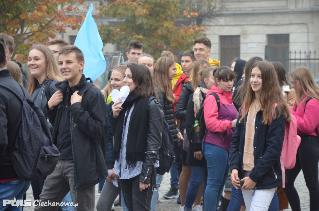 U SĄSIADÓW: Protestowali przeciw narkotykom oraz uzależnieniom
