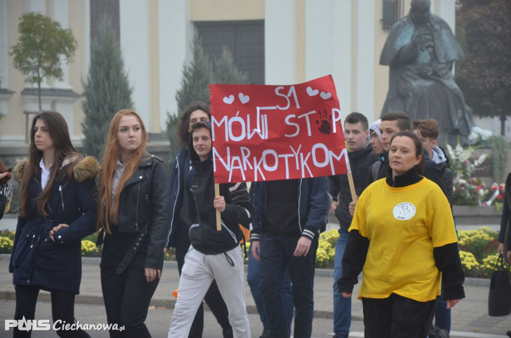 U SĄSIADÓW: Protestowali przeciw narkotykom oraz uzależnieniom