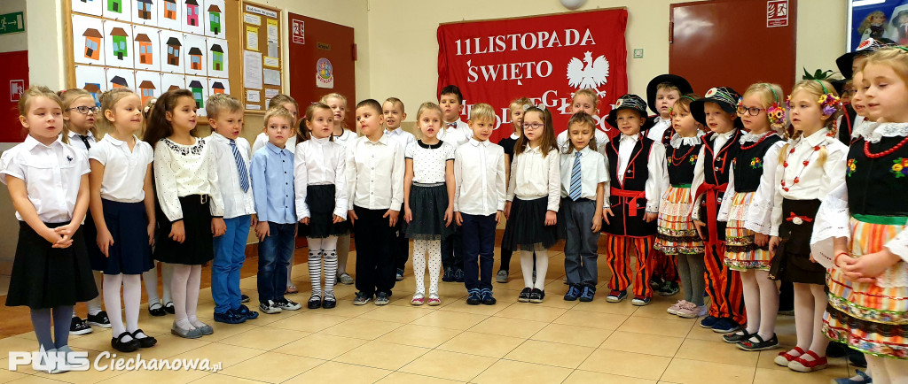 Przedszkolaki uczciły Święto Niepodległości