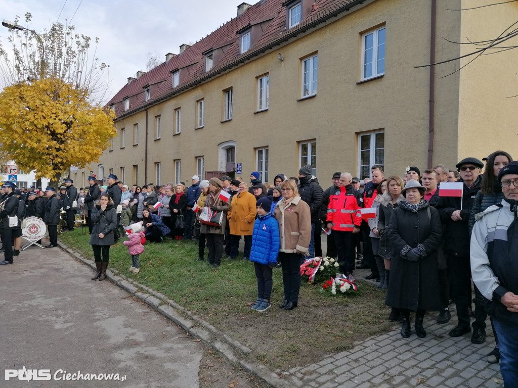 Ciechanowianie upamiętnili 101. rocznicę odzyskania niepodległości