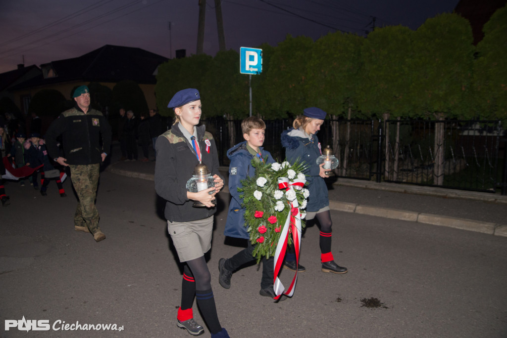 Obchody 101. rocznicy odzyskania przez Polskę Niepodległości w Glinojecku