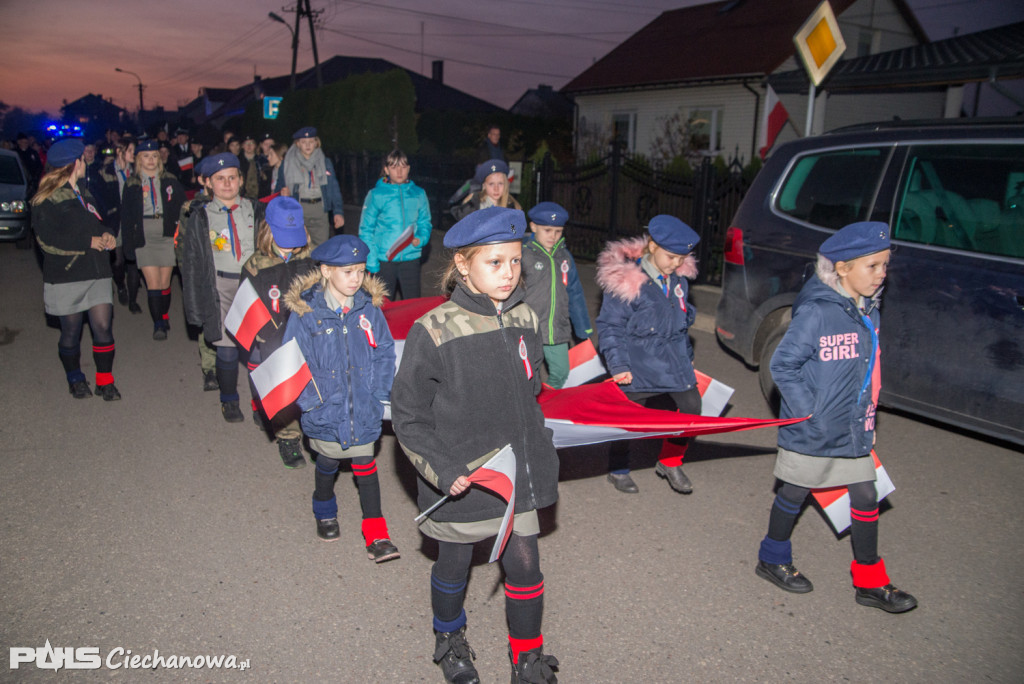 Obchody 101. rocznicy odzyskania przez Polskę Niepodległości w Glinojecku