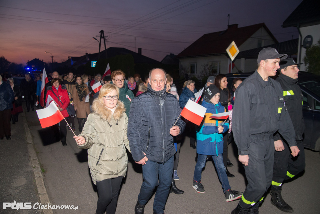 Obchody 101. rocznicy odzyskania przez Polskę Niepodległości w Glinojecku