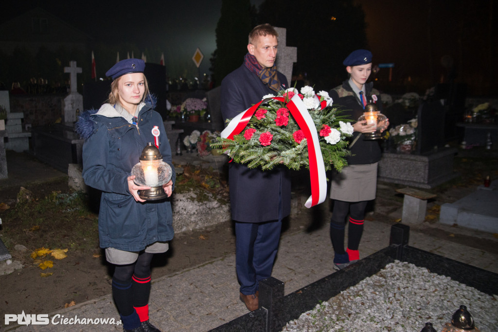 Obchody 101. rocznicy odzyskania przez Polskę Niepodległości w Glinojecku