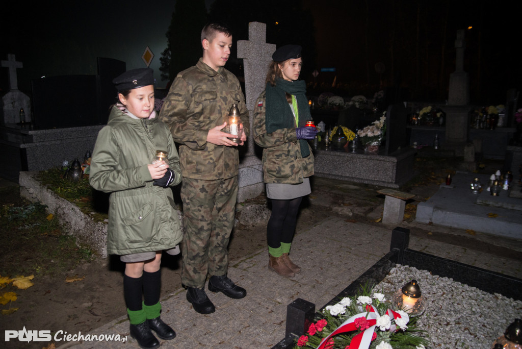 Obchody 101. rocznicy odzyskania przez Polskę Niepodległości w Glinojecku