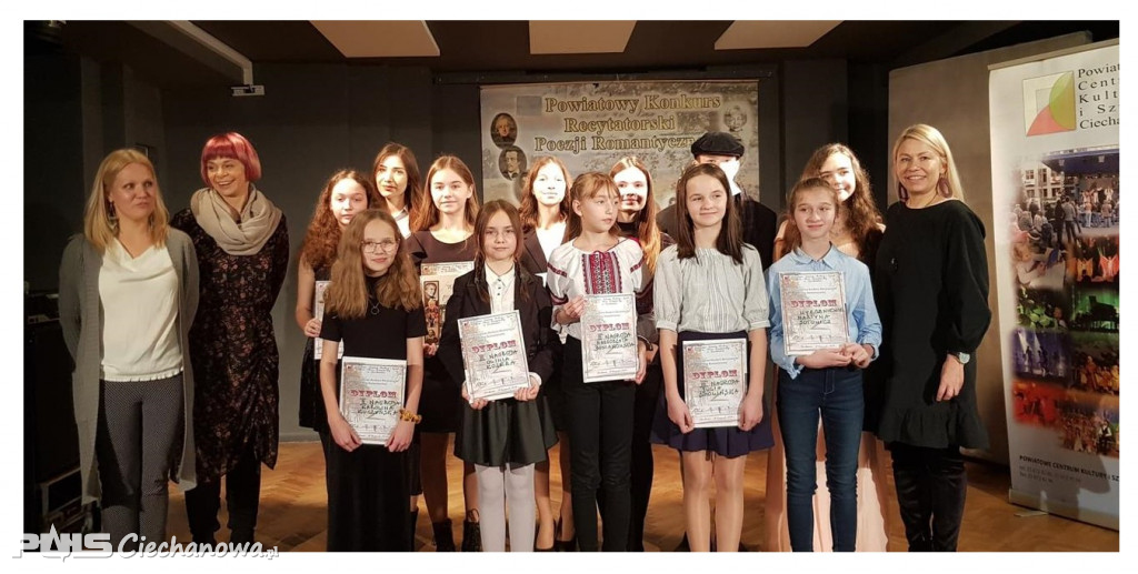 Wyniki z XVII Powiatowego Konkursu Recytatorskiego Poezji Romantycznej
