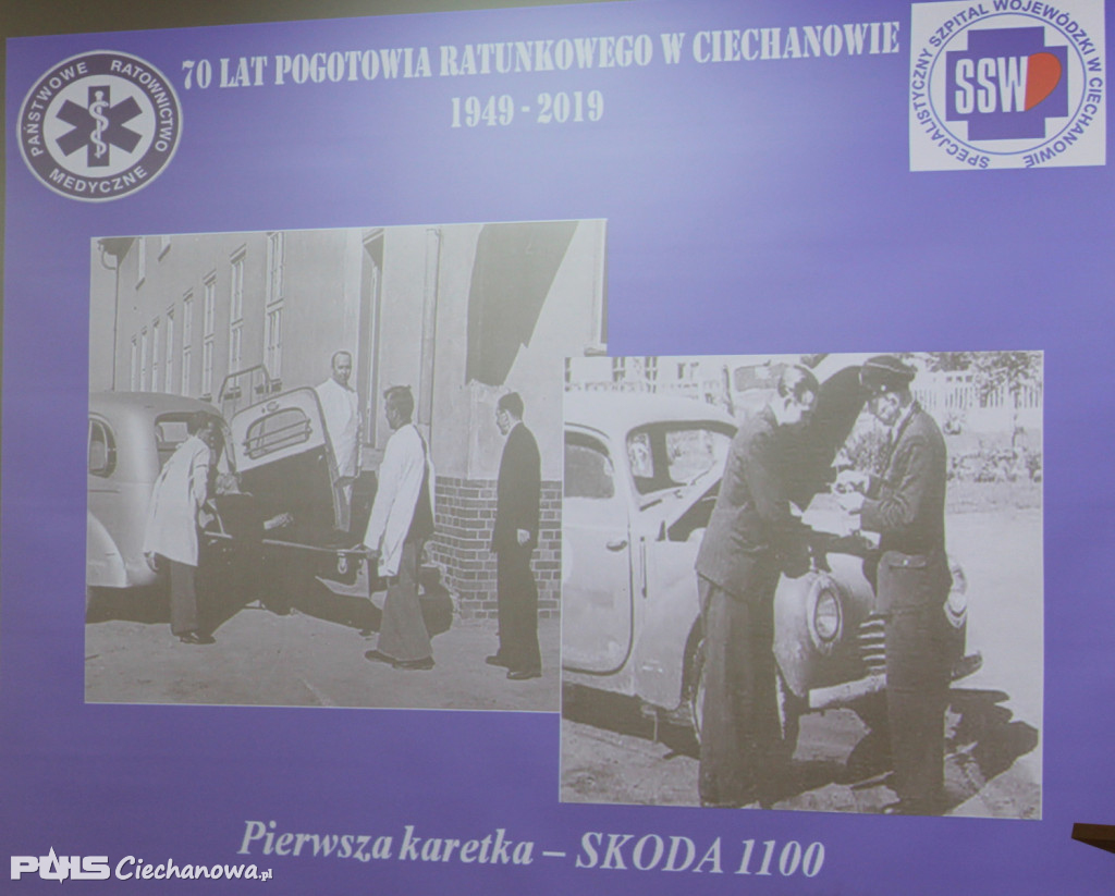 Jubileuszu 70-lecia Ciechanowskiego Pogotowia Ratunkowego w Ciechanowie