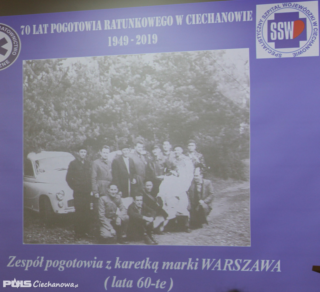 Jubileuszu 70-lecia Ciechanowskiego Pogotowia Ratunkowego w Ciechanowie