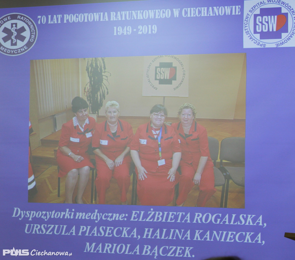 Jubileuszu 70-lecia Ciechanowskiego Pogotowia Ratunkowego w Ciechanowie