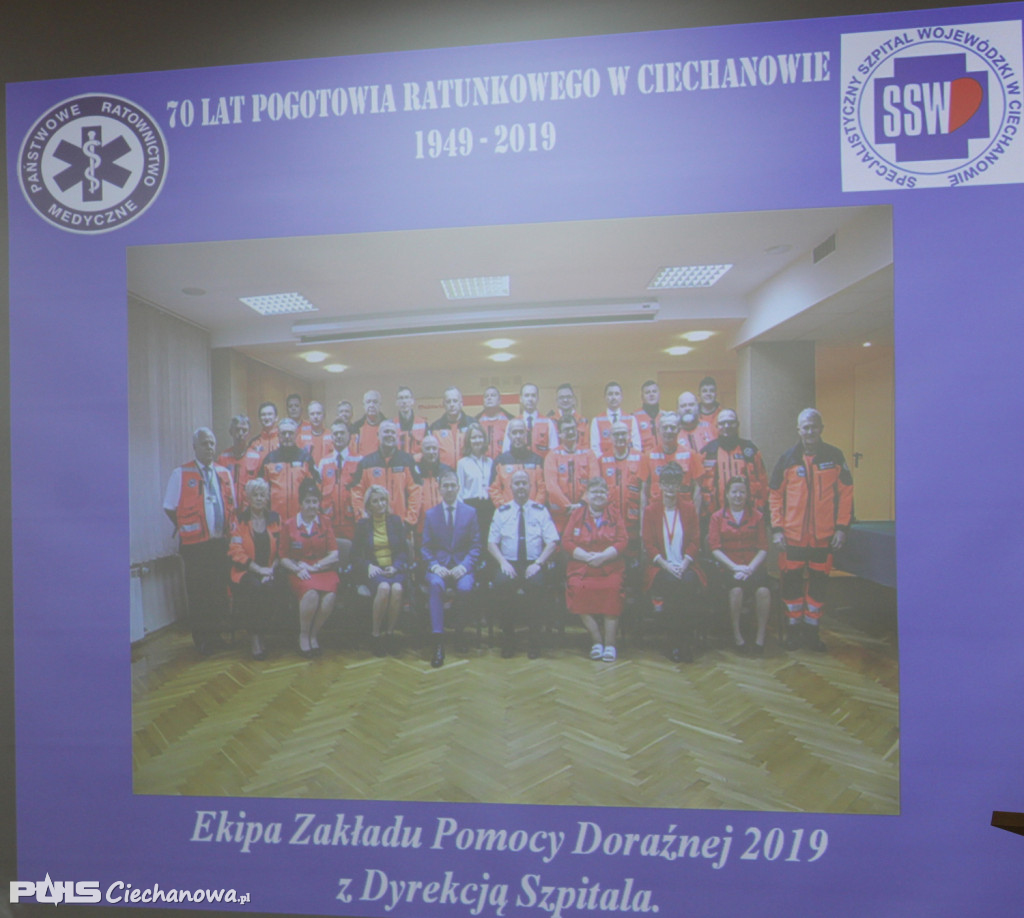 Jubileuszu 70-lecia Ciechanowskiego Pogotowia Ratunkowego w Ciechanowie
