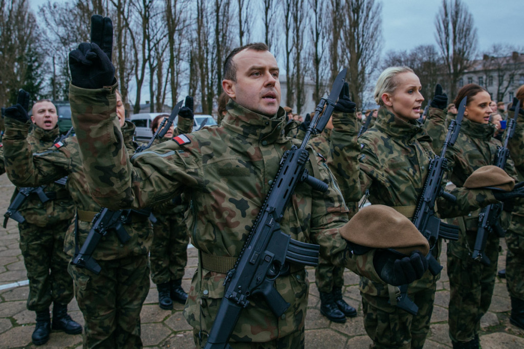 94 nowych Terytorialsów złożyło przysięgę na zakończenie roku