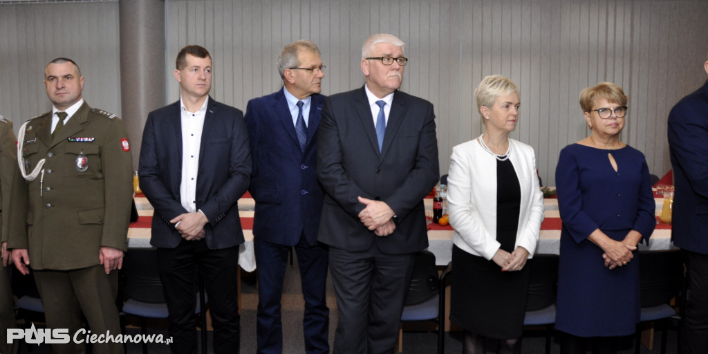 Spotkanie wigilijne w Starostwie Powiatowym w Ciechanowie - 2019