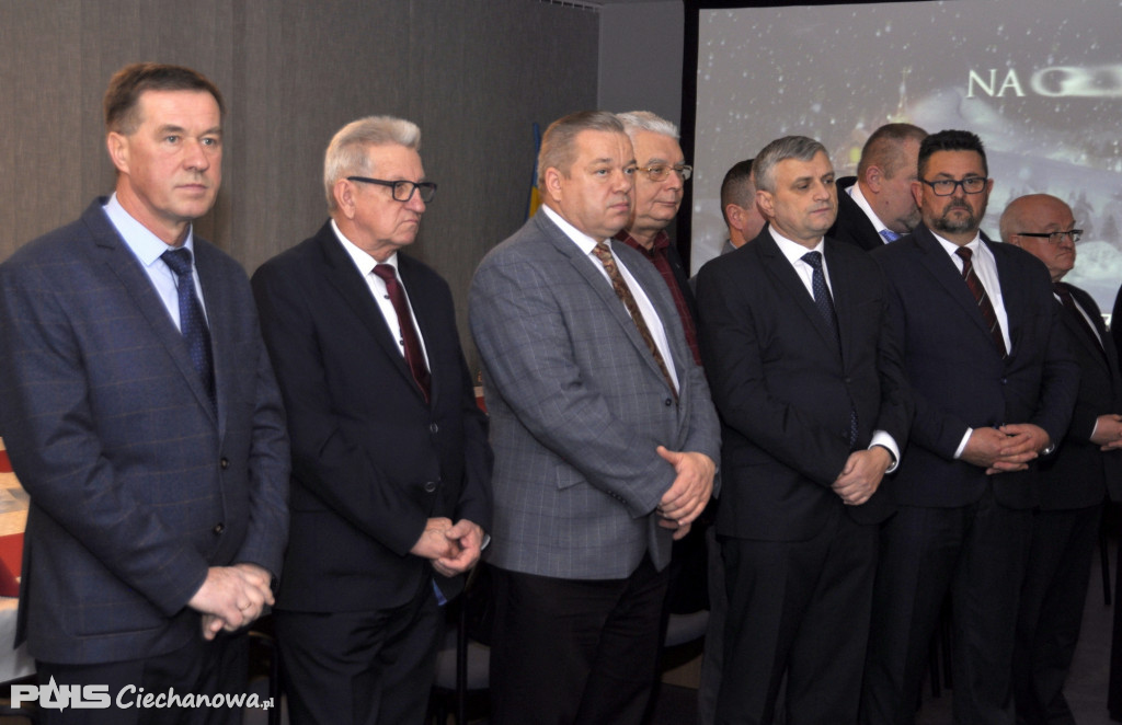 Spotkanie wigilijne w Starostwie Powiatowym w Ciechanowie - 2019