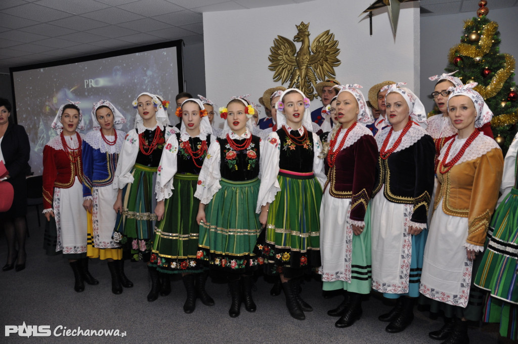 Spotkanie wigilijne w Starostwie Powiatowym w Ciechanowie - 2019
