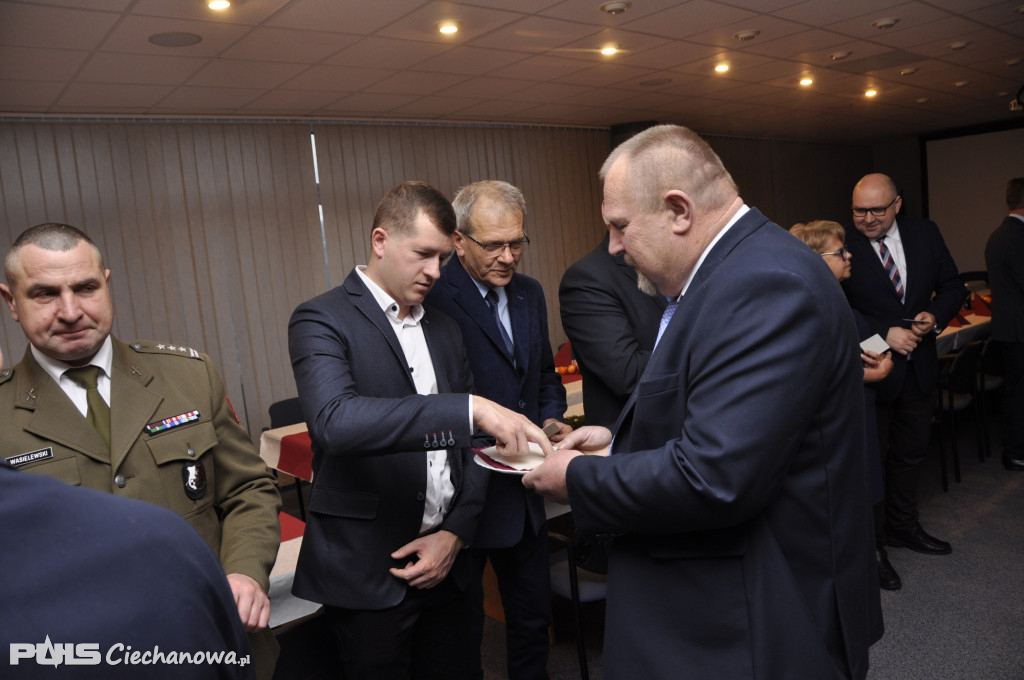 Spotkanie wigilijne w Starostwie Powiatowym w Ciechanowie - 2019