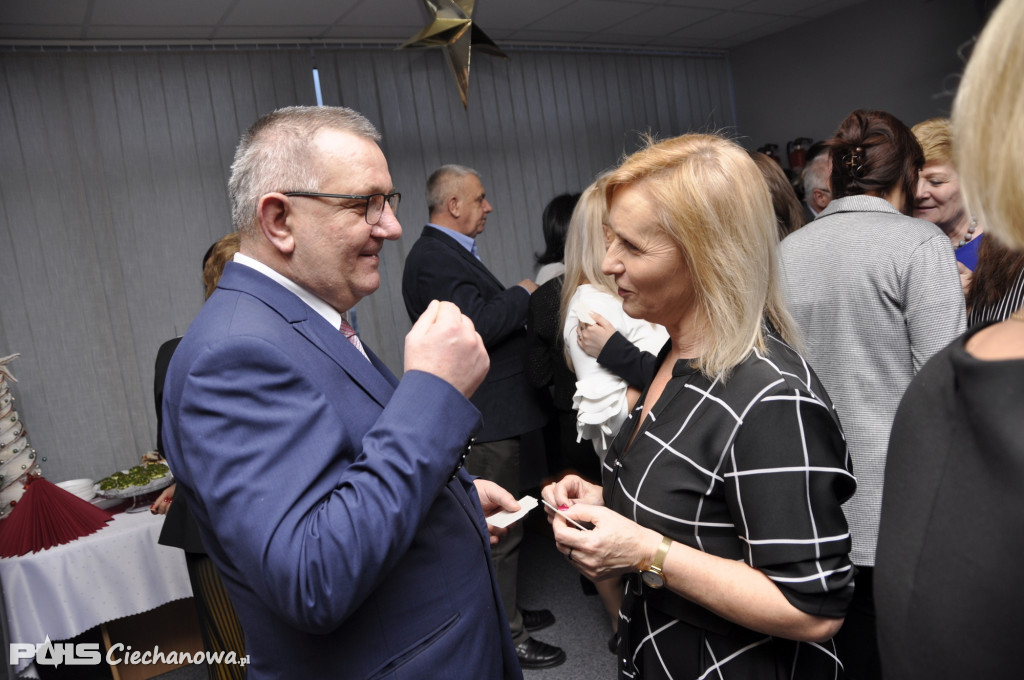 Spotkanie wigilijne w Starostwie Powiatowym w Ciechanowie - 2019