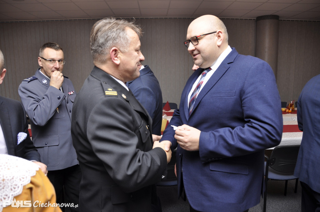 Spotkanie wigilijne w Starostwie Powiatowym w Ciechanowie - 2019