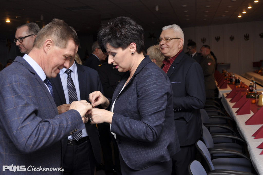Spotkanie wigilijne w Starostwie Powiatowym w Ciechanowie - 2019