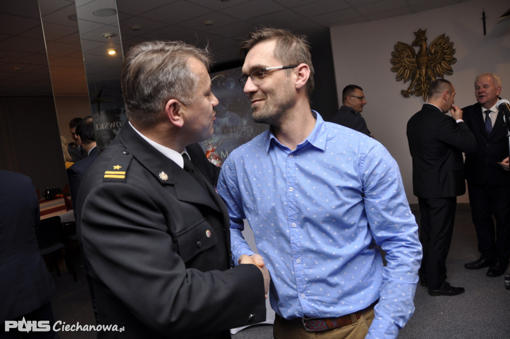 Spotkanie wigilijne w Starostwie Powiatowym w Ciechanowie - 2019