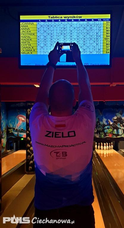 Trzecia kolejka Ciechanowskiej Ligi Bowlingowej
