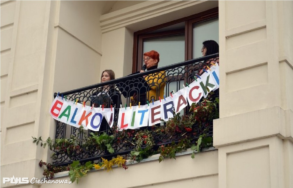 Balkon Literacki w Powiatowej Bibliotece