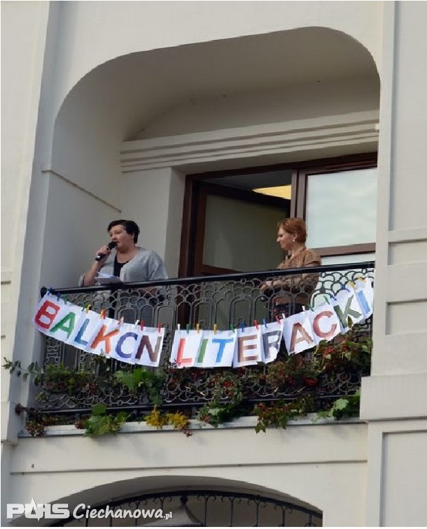 Balkon Literacki w Powiatowej Bibliotece