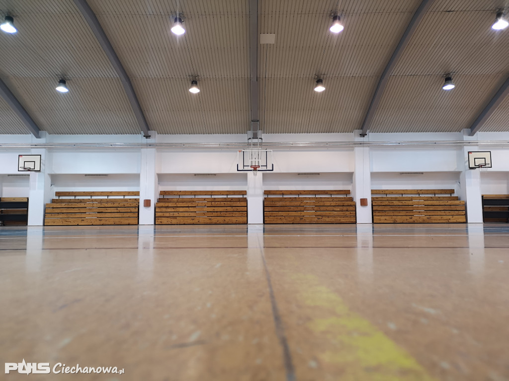 Zakończony remont hali sportowej w Glinojecku