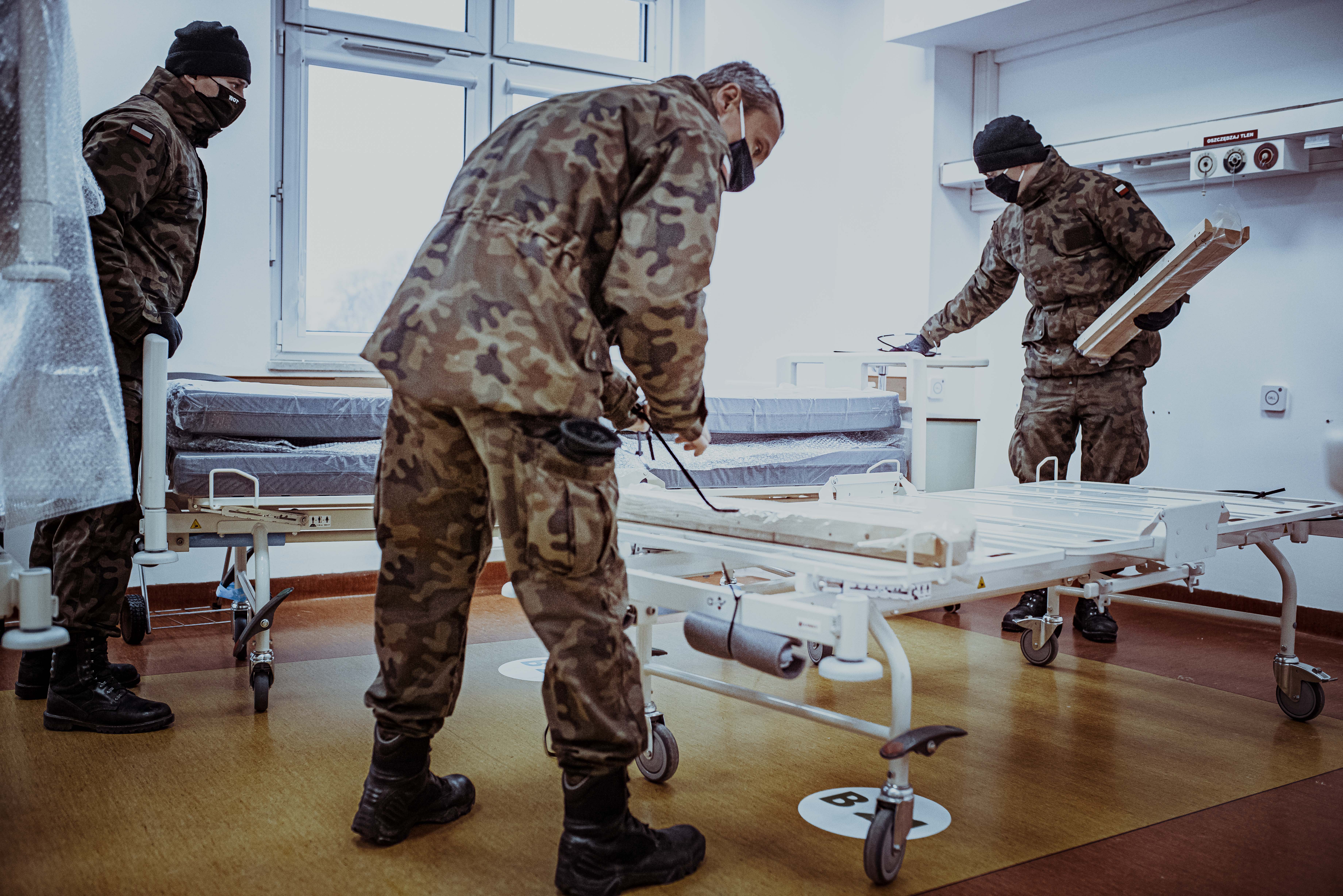 Wyposażają szpital tymczasowy w Siedlcach