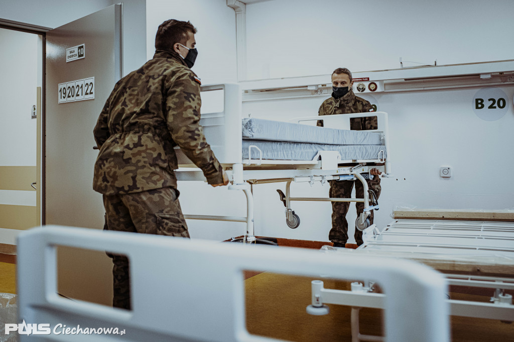 Wyposażają szpital tymczasowy w Siedlcach