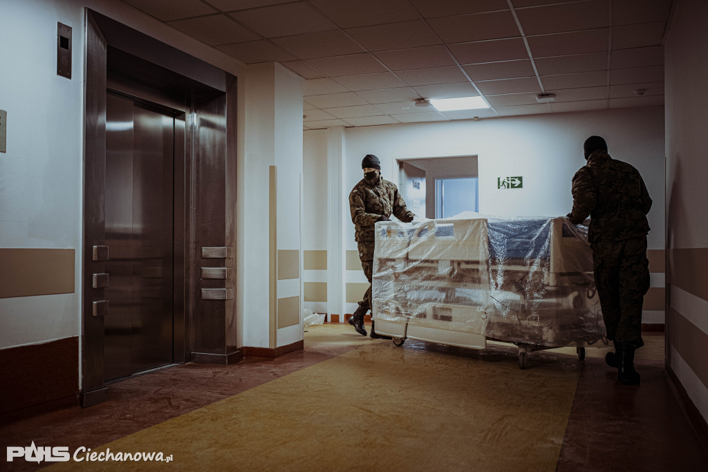 Wyposażają szpital tymczasowy w Siedlcach
