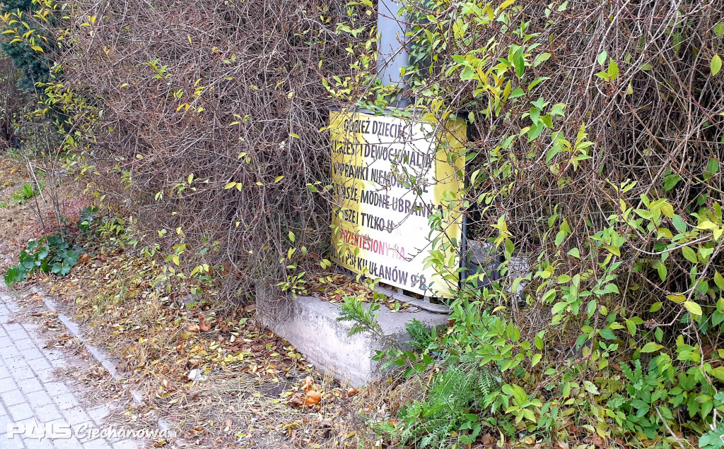 Szpecący wygląd skarpy