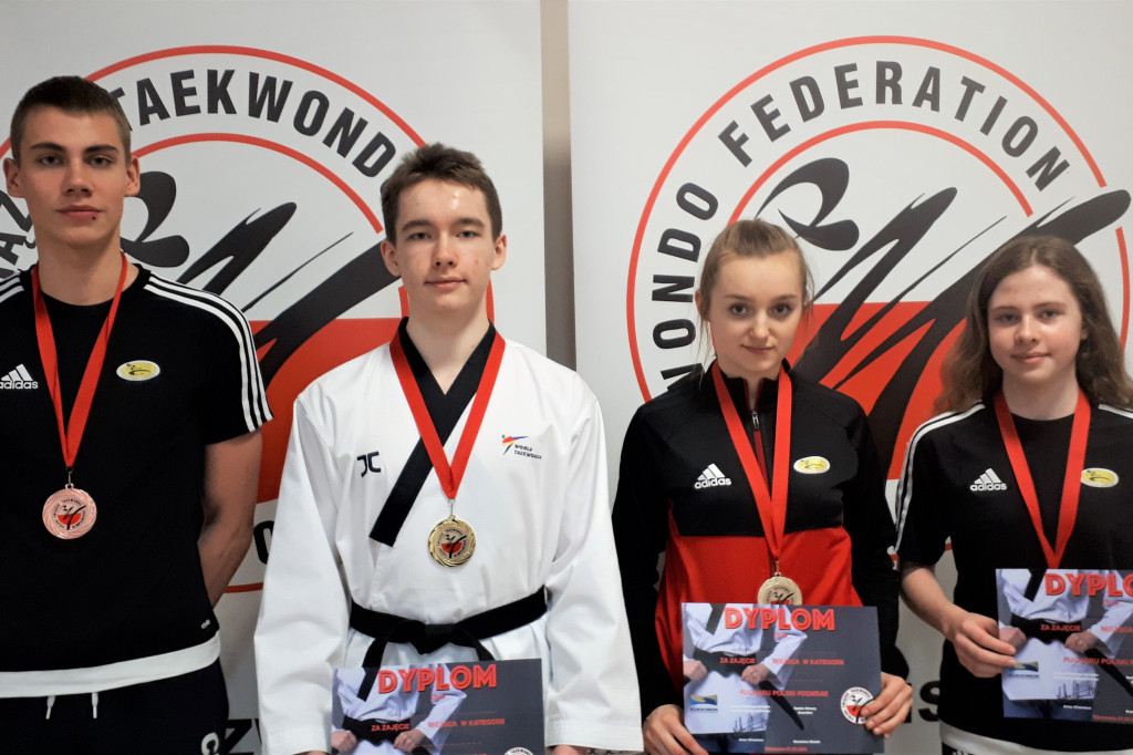 Cztery medale zawodników Promyka na Pucharze Polski w Taekwondo Olimpijskim