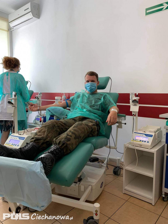 Mazowieccy terytorialsi podsumowali marcową akcje SpoKREWnieni Służbą
