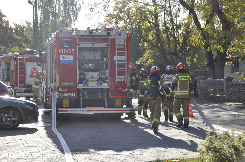 W piwnicy Medycznej Szkoły Policealnej wybuchł pożar