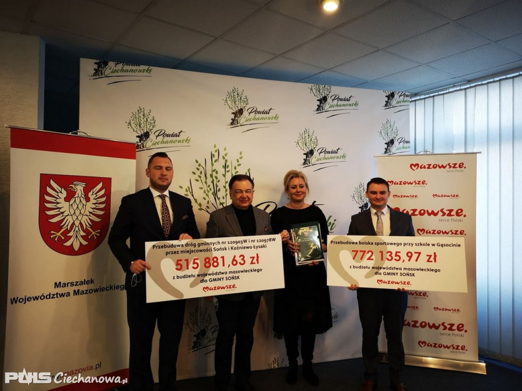 15 mln zł z budżetu dla subregionu ciechanowskiego